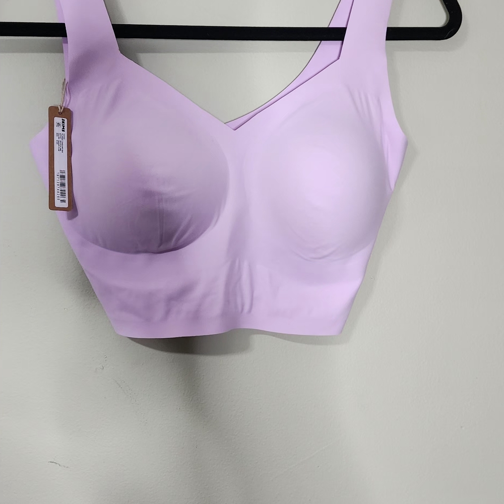 SKIMS Light Purple Seamless Bra